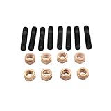 1 Pcs/Set Exhaust Manifold Studs & Nuts Fits For Golf VW MK1 MK2 MK3 T25 Camper Corrado x 8 0250830,03662