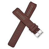 bullish Genuine Leather Watch Strap Replacement for Skagen - 433LGL1, 433LSL1, 433LSLC, 20 Millimeter, Leather