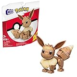 MEGA Pokémon Building Toys Set Build & Show Eevee with 215 Pieces, Articulated and Poseable, 4 Inches Tall, for Kids, HDL84