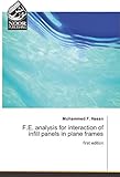F.E. analysis for interaction of infill panels in plane frames: first edition