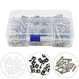 Bodywork Screws Set for ZX6R 636 ZX6RR Complete Fairing Bolt Kit with 155 Pieces for Kawasaki