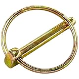 8 PCS Heavy Duty Lynch Spring Pin Assortment Kit,Round Linch Pins for Tractors, Trucks, Lawn Mowers (6mm)