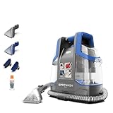 Vax SpotWash Duo Spot Cleaner, Upholstery, Sofa, Stairs, Rug, Stain Cleaning Small Handheld Shampooer Machine, Solution and Tool for Home, Car, Pets with Self-Clean, 380W, 3.89kg, Grey/Blue, CDCW-CSXA