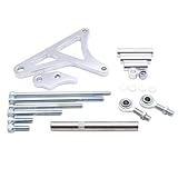 YUCHENSHLP Aluminum Alternator Bracket Kit Fits for Small Block SB Ford 289 302 347, Mounting Generator Bracket Accessories Kit Billet Aluminum Polished