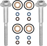 SANTUO 03L130277B WHT003187 1 set Fuel Injector Seal and Bolts Repair Kit for AUDI for SEAT for SKODA for VW Diesel Injector Seals Set for Car Repair A2C59513554 883.670