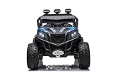 RZR Turbo UTV-MX-ii *2 SEATER* 24V 4x Motors 4x4 Electric Kids Ride On Car (Blue)