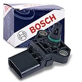 BOSCH 0261230266 Original Equipment Manifold Absolute Pressure (MAP) Sensor - Compatible with Select Porsche 911; Volkswagen Beetle, Golf, Jetta