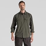 Craghoppers Mens Kiwi Ls Hiking Shirt, Cedar, XL EU