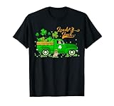 Loads Of Luck Leprechaun Corgi Dog & Truck St. Patrick's Day T-Shirt