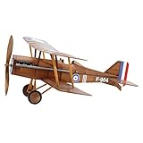 Vintage Model Co RAF SE5a WWI Biplane Rubber-Powered Balsa Wood Aircraft Kit that really flies!