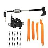 temproad Hood Lock Latch Catch Block Repair and Bonnet Release Lock Latch Catch Repair Set with 15 Pcs Clip 4 Pcs Removal Pry Tool for Focus MK2 C-MAX 2004-2012