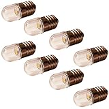 Cyber Online Sales LTD LED Replacement Screw-In Classic Car Bulbs – Pack of 8 (3K Warm White) | 12V Vintage Style Bulbs for Classic Vehicles, Interior Lighting | Long-Lasting - Negative Earth