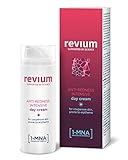 Revium Rosacea Anti-Redness Intensive Day Cream for Couperose Skin Prone to Erythema, with UVA and UVB Filters, 1-MNA Molecule, Corallina Officinalis Red Algae Extract, Acerola Fruit, 50ml