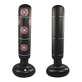 62Inch Free Standing Kids Punch Bag, Inflatable Boxing Bag For Kids 3-10, Soft Toddler Punching Bag With Air Pump, Outdoor Indoor Boxing Equipment