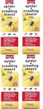 4 x Rentokil 3 Pack Spider & Crawling Insect Beetle Ants Cockroaches Trap