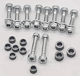 Gabasinover 1 Set of Hedge Trimmer Blade Slider Bolt Nut fits for Stihl HS81 HS86 HS82 HS87 HSA94 Hedge Cutter Hedge Trimmer