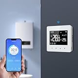 RANRAO Wifi Smart Thermostat For Tuya WiFi Programmable Thermostat Smart Home Temperature Controller For Gas Boiler, Programmable Boiler Thermostat Controller, 1511818501