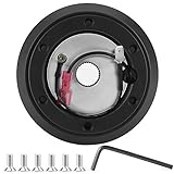 Akozon Steering Wheel Hub Adapter, Double Drilled Car Steering Wheel Short Hub Adapter Kit SRK-120H Fit for TOYOTA MR2 MR-S CELICA SUPRA SCION XB TC