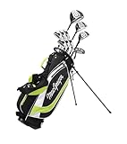 MacGregor CG4000 Package Set, Steel 6-SW, Stand Bag, Mens Left Hand, Black/Green
