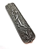 IRONMONGERY WORLD® CAST Iron Decorative Ornate Mermaid Vintage Finger Plate Door Push Plate New - Antique Rustic Iron