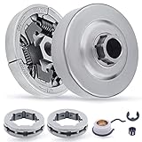 ADEFOL Clutch Drum Sprocket Kit for STIHL MS441 MS362 MS361 044 046 MS440 MS460 Chainsaw, Clutch Drum + 3/8" Rim Sprocket + Clutch Assembly + Worm Gear + Bearing + E-Clip Parts 7 in 1