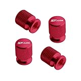 Loujyou 4 pcs Car Wheel Tire Valve Caps aluminium alloyCover Waterproof Dust-Proof for ST Line Bronco Puma Focus Mondeo Kuga Fiesta C-MAX F-150,D