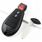HelloAuto Key Fob for 2009-2012 Dodge Ram 1500 2500 3500, Fits for Dodge Journey Challenger Grand Caravan Key Fob Shell, Jeep Grand Cherokee Key Fob Cover. FCC ID: M3N5WY783X/ IYZ-C01C (433 Mhz)