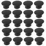 Briny River 20pcs 8mm Rear Frame Plugs Black 8mm Hole Plastic Plugs Compatible with Lambretta LI SX TV GP DL Compatible with Vespa
