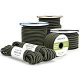 Brotree Bungee Cord Elastic Shock Cord 6mm x 10m Bungee Rope Heavy Duty for Trailer, Tarpaulin, Tent Pole, Kayak and Backpack - Army Green