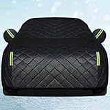 Thicken Anti-Hail Car Cover for ???? 130 1969-1977 Car Cover,Car Cover Outdoor Waterproof Breathable Black Full Car Cover,All Weather Anti-Uv Dustproof Heat-Insulating Windproof Snowproof