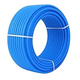 SHIV MDPE Pipe Underground Water Supply Pipe, 25mm, Blue, Flexible Polyethylene Tubing for Agriculture and Plumbing
