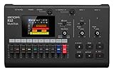 ZOOM R12 MultiTrak mobile 8-track recorder and compact creative recording studio for musicians, record, cut, edit, loop, copy, integrate effects and produce via touchscreen