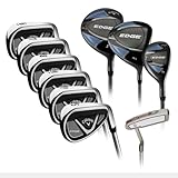 2024 Callaway Edge Men's Golf Club Set - 10-Piece Steel Set with Regular Flex for Right-Handed Male Golfers