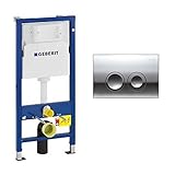 Geberit Duofix 1.12m WC Toilet Frame Delta Cistern Wall Brackets WC Bend Delta21