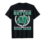 Life Is On A Wheel Horse Tractor Farmer T-Shirt