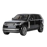 Model Car 1 32 For Land Rover Range Rover SUV Alloy Off-Road Vehicle Diecast Metal Miniature Car Model Collection Toy Vehicles Classic Cars Collectible(Black)