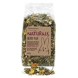 Rosewood Naturals Herbs Plus, Small Animal Treat for Rabbits, Guinea Pigs, Chinchillas, Degus, Hamsters, Gerbils, Mice and Rats, 500g
