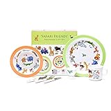 Safari Friends 7 Piece Melamine Gift Set