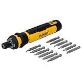 DEWALT Cordless Screwdriver USB Rechargeable with FLEXDRIVE Control and Screwdriver Bit Set, Electric Screwdriver Cordless with LED Light (DWHT66719)