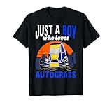 Just A Boy Who Loves Autograss Retro T-Shirt