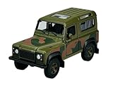 Welly Land Rover Defender 90 3-Door Military 1/34-1/39 Metal Model Car Die Cast New in Box