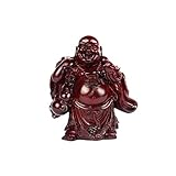 lachineuse - Traditional Laughing Buddha Statue - Buddha Statue 18 cm - Feng Shui Decoration - Chinese Zen Decorative Object for Living Room, Office - Chinese Gift Idea - China Asia Lucky Gift Idea