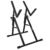 TIGER APS7-BK | Standard Adjustable Folding Guitar Amplifier or Monitor Stand