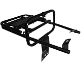 AEspares Rear Rack Folding Carrier Black Compatible With Vespa PX LML Star Stella