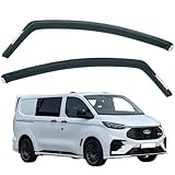 2pcs Wind Deflectors For FORD TRANSIT CUSTOM MK2 2024 2025 2026 Models. New Transit Custom Rain Guards, New Transit Custom Window Visors.