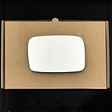 Stick on Wing Mirror Glass fits Ford Escort Reg 1986 to 1989 Left Passenger Side