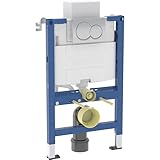 Geberit Duofix Alpha01 Wc Frame 820mm Concealed Cistern with Flush Plate 458.035.21.2