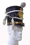 Medieval Shako Imperial French Amazing Good Luck Black Leather Helmet