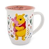 Winnie the Pooh Disney and Piglet Home is with You Wide Rim Ceramic Mug