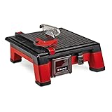 Einhell Power X-Change 18V Cordless Electric Tile Cutter - Battery Powered Tile Saw, 3800 RPM, 115mm Cutting Disc, 45° Mitre Cut - TE-TC 18/115 Li Solo Wet Tile Cutter (Battery Not Included)
